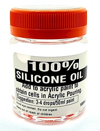 Silicone Oil for Cells in Acrylic Pouring