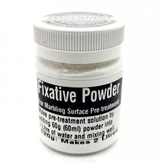 Fixative Powder for Marbling