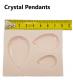 Silicone Jewellery Mould - Crystal Pendants