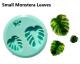 Silicone Jewellery Mould - Small Monstera Leaves