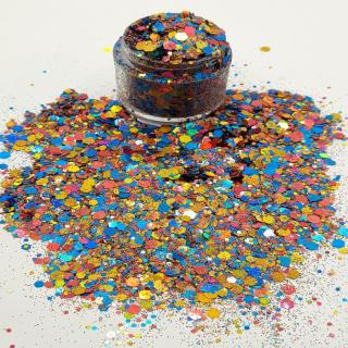 Mixed Colour and Size Glitter